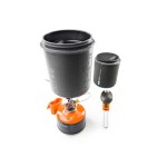 GSI Outdoors Halulite Minimalist Kitchen Kit Integrated Camp Cookware for Ultralight Backpacking and Camping