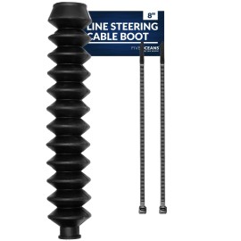 Five Oceans 8-inch Line Steering Cable Boot - FO2045