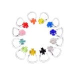 BESPORTBLE 12PCS Swimming Nose Clips Silicone Reusable Swim Diving Surfing Nose Clips Anti-Slip or Adults Children - Random Color