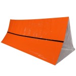 Outdoor Emergency Tent, Waterproof Foldable 2 Person Tube Tent Survival Shelter Survival Tent for Camping Hiking Kayaking
