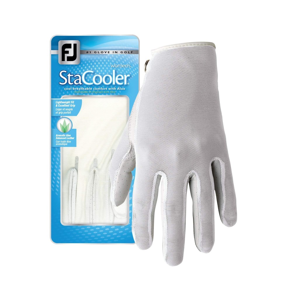 Footjoy Women's StaCooler Fashion Golf Gloves, Small, Worn on Left Hand