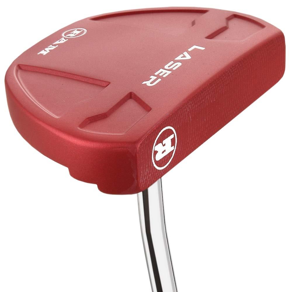 Ram Golf Laser Red Milled Face Mallet Putter - Headcover Included 35