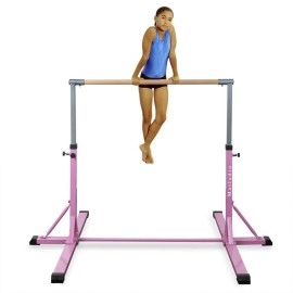 Matladin Horizontal Bars Gymnastics Bars (Single Bar, Pink)