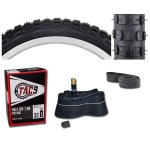 2 Pack - Tires, Tubes, Rim Strips Combo - 16