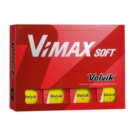Volvik Vimax Golf Balls - Matte Yellow, One Size