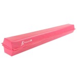 ProsourceFit Gymnastics Balance Beam for Kids, 9ft Long Firm Folding Floor Beam with Non-Slip 4-inch Wide Surface for Safe Gymnastics Practice at Home or Gym, Pink