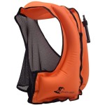 OMOUBOI Snorkel Vests Adults Inflatable Floatage Jackets Lightweight Kayak Buoyancy Vest Portable Floatage Vests for Diving Surfing Swimming Outdoor Water Sports (Suitable for 90-220lbs)