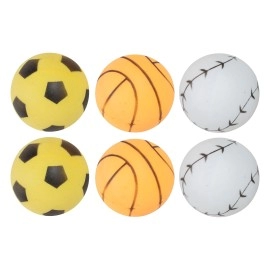 STIGA 6 Pack Sports Table Tennis Balls - 40mm ITTF Regulation Size and Weight Ping Pong Balls