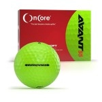ONCORE GOLF - Avant 55 Value Golf Balls Green Matte (One Dozen 12 Premium Golf Balls) - Award Winning Performance