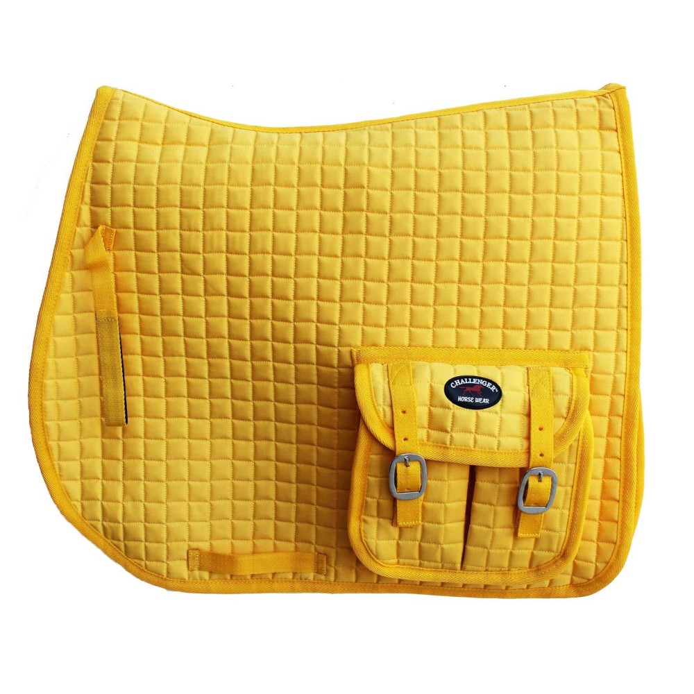 CHALLENGER Horse Quilted English Contoured All-Purpose Saddle Pad 72129