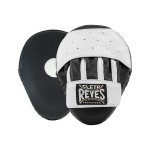 CLETO REYES Boxing Punching Mitts, Focus Sparring Striking Training Punch Pads, MMA, Kickboxing, Muay Thai, Regular Curved, Leather