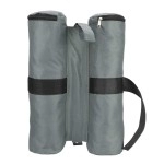 Alomejor Tent Weight Bags Canopy Tent Feet Leg Weight Bag Oxford Sand Bag Weights for Pop up Canopy Tent Weighted Feet Bag Sand Bag (Grey)