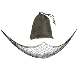 Hammock Portable Strong Nylon Mesh Rope Camping Hammock Net Hanging Nets with Storage Bag for Hiking Outdoor Travel Sports Beach Yard
