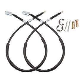 Drive-up Club Car DS Brake Cable Kit Stainless Steel Core 2000 & UP 102022101 Driver & Passenger Side Cables
