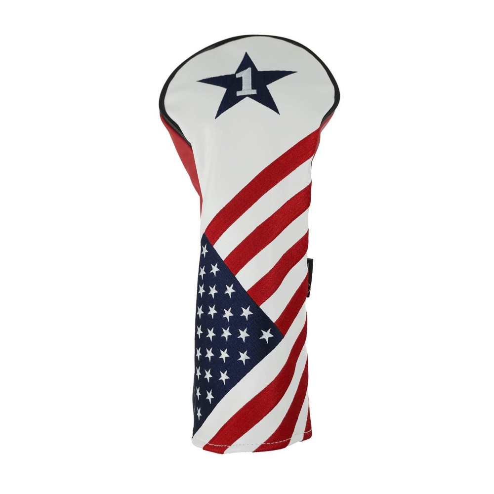 RAM Golf USA Stars and Stripes PU Leather Headcover for Driver