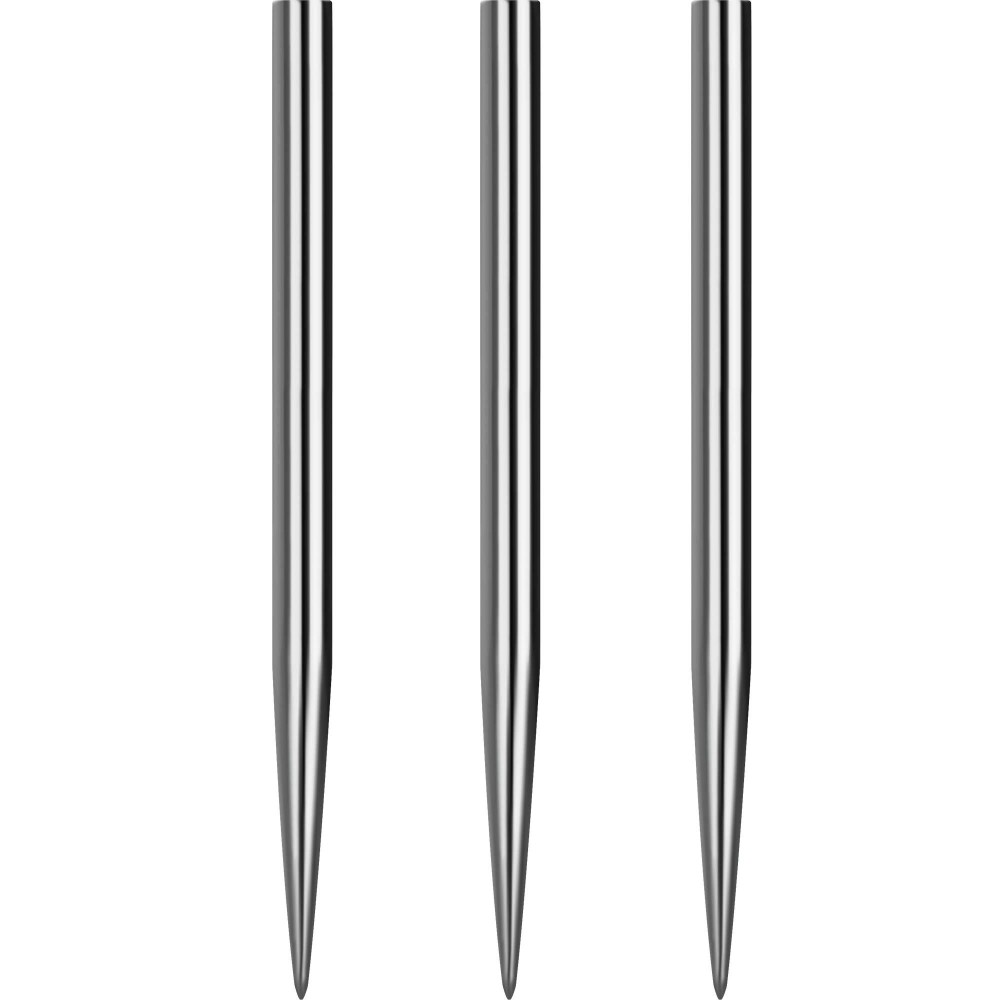 Mission Darts Glide Steel Tip Dart Points Smooth Plain Spare Points, 38mm, Silver (#_1xX2429)