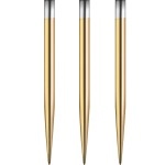 Mission Darts Glide Steel Tip Dart Points Smooth Plain Spare Points, 36mm, Gold (#_1xX2440)