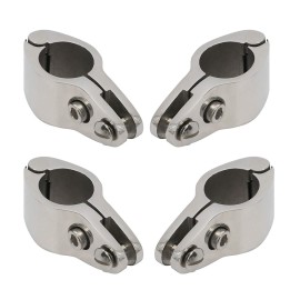 NovelBee 4pcs of 316 Stainless Steel Bimini Top Hinge Rail Mount 1