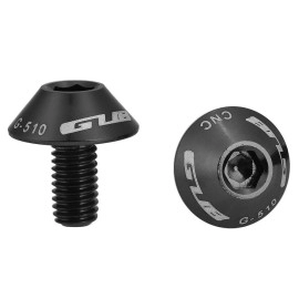 VGEBY1 Bracket Screw Bolts, GUB G-510 2Pcs M5 * 12mm Bicycle Kettle Bracket with Stainless Steel Material (Black)