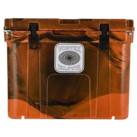 Elite Series 55-Quart Wheel-Kit Ready Rotational-Molded Customizable Cooler System in Blaze Orange Camo