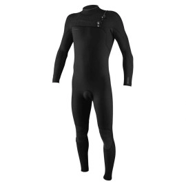 ONeill Hyperfreak 4/3 mm Chest Zip Full Black/Black LT (62-64, 180-200 lbs)