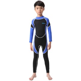 Cokar Neoprene Wetsuit One Piece Swimsuit for Kids Boys Girls UV Protection for Swim Surf Snorkel Scuba Diving