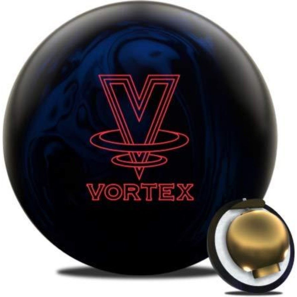 Ebonite Vortex V2 Bowling Ball - Black/Blue 15lbs