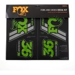 Fox Racing Shox Heritage Fork and Shock Decal Kit Green, One Size