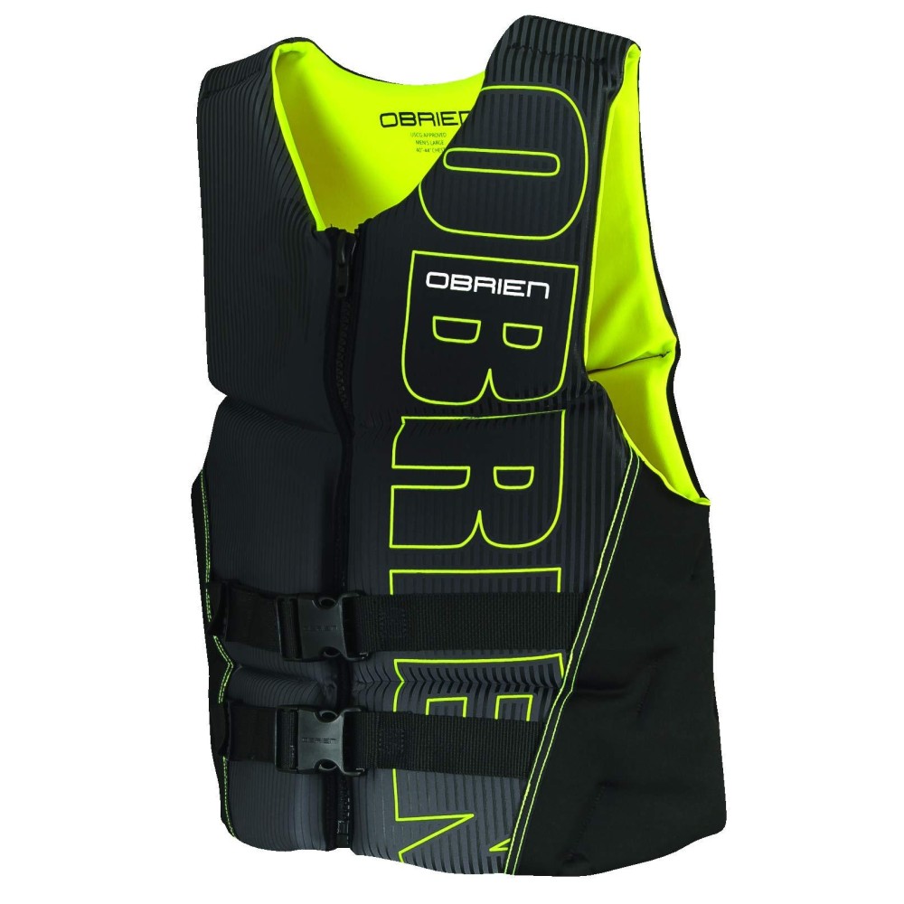 O'Brien Men's Flex V-Back Life Jacket, Yellow, X-Large