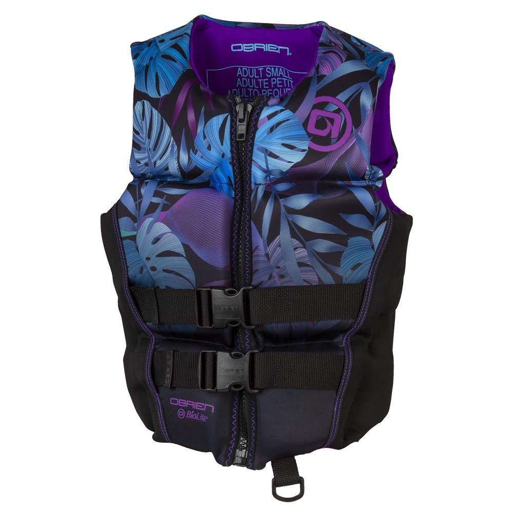 O'Brien Women's Spark Flex V-Back Life Jacket, Purple, Large