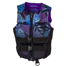 O'Brien Women's Flex V-Back Life Jacket, Purple, Small