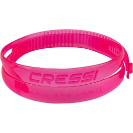 Cressi Swim Goggles Silicone Strap, Pink