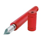 VINIKI Golf Club Groove Sharpener Tool Golf Club Grooving Sharpening Cleaner Cleans with Removed Sediment in The Groove (Red)