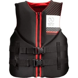 Hyperlite Men's Indy Life Jacket - Black/Red - 2XL