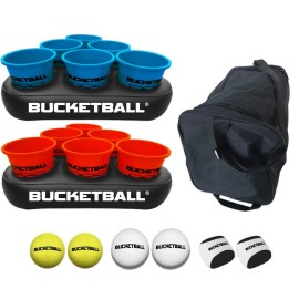 Bucket Ball | Beach Edition Party Pack | Ultimate Beach, Pool, Yard, Camping, Tailgate, BBQ, Lawn, Water, Indoor, Outdoor Game - Best Gift Toy for Adults, Girls, Boys, Teens, Family