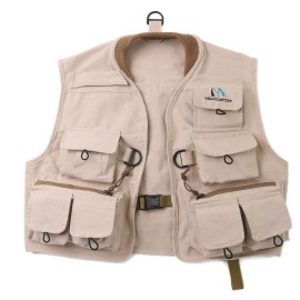 Maxcatch Kids Fly Fishing Vest Youth Vest Pack, 100% Cotton (M)