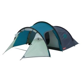 Coleman Cortes 3 Tent, 3 Man Tent, 1 Bedroom Hiking Tent, Absolutely Waterproof Lightweight Camping Tent with Sewn-in Groundsheet, Blue