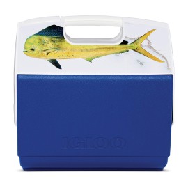 Igloo 16 Quart Limited Edition Marine Blue Dorado Portable Lunchbox Playmate Elite Cooler Ice Box, Large (48853)