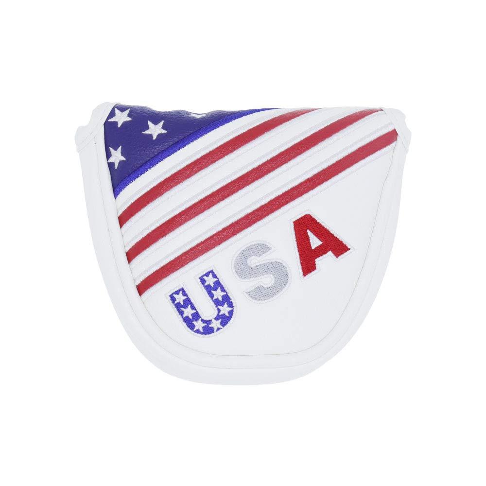 HISTAR USA Flag Golf Mallet Putter Head Cover for Taylormade Odyssey