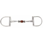 Professional Equine SS D-Ring Dog Bone Copper Roller 6