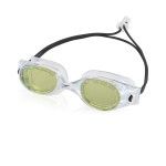 Speedo Unisex-child Swim Goggles Hydrospex Bungee Junior Ages 6-14 , Clear/Emerald