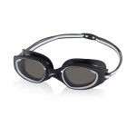 Speedo Unisex-Adult Swim Goggles Hydro Comfort, Black/Steel