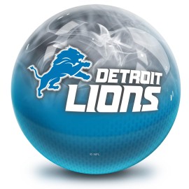 Detroit Lions NFL On Fire Bowling Ball 15lbs