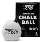 Hammer Grip Gym Chalk - Ideal for Weightlifting, Gymnastics, Rock Climbing, Bodybuilding, Cross-fit, and Many More (Chalk Ball 1-Pack)