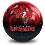 Tampa Bay Buccaneers NFL On Fire Bowling Ball 14lbs