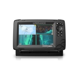 Lowrance HOOK Reveal 7 TripleShot - 7-inch Fish Finder with TripleShot Transducer, Preloaded C-MAP US Inland Mapping
