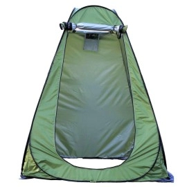 Pop Up Shower Tent Portable Outdoor Privacy Tent Camp Toilet Changing Room Easy Set Up, Foldable with Carry Bag/Lightweight and Sturdy (Green)