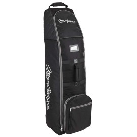 MacGregor Golf VIP Deluxe Wheeled Golf Travel Cover/Flight Bag- Black/Silver