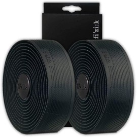 Fizik Vento Tacky Black Bar Tape Microtex, Solocush 2 Rolls of Tape (Vento - 2.7mm - Solocush - Tacky)