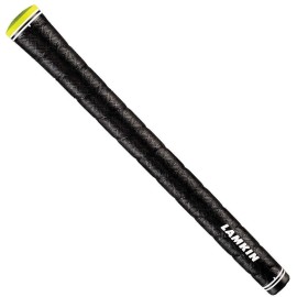 Lamkin Sonar+ Tour Calibrate Golf Grips (Standard Wrap), Black/Green